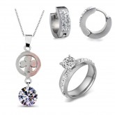 Комплект бижута ДЕТЕЛИНА , медицинска стомана