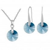 Бижута с кристали на Swarovski Rivoli Denim Blue